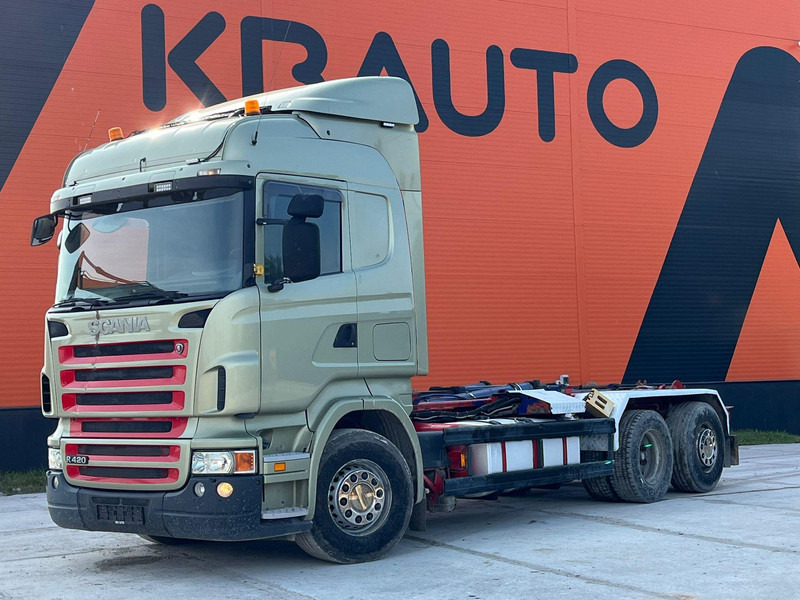 Scania R 420 6x2 PALFINGER T 20 ton / L=5450 mm / RETARDER - Abrollkipper: das Bild 1 Scania R 420 6x2 PALFINGER T 20 ton / L=5450 mm / RETARDER - Abrollkipper: das Bild 1