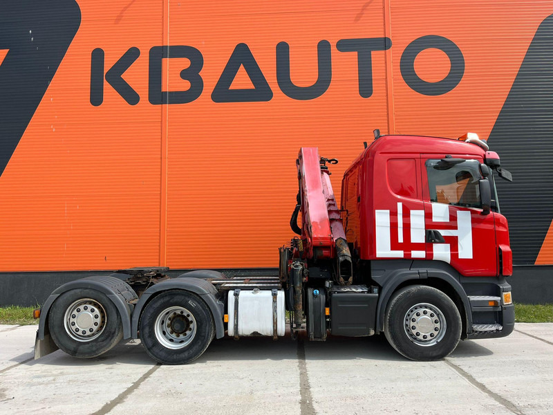 Scania R 560 6x2 HMF2220 K4 / RETARDER - Pritsche LKW, Autokran: das Bild 5 Scania R 560 6x2 HMF2220 K4 / RETARDER - Pritsche LKW, Autokran: das Bild 5