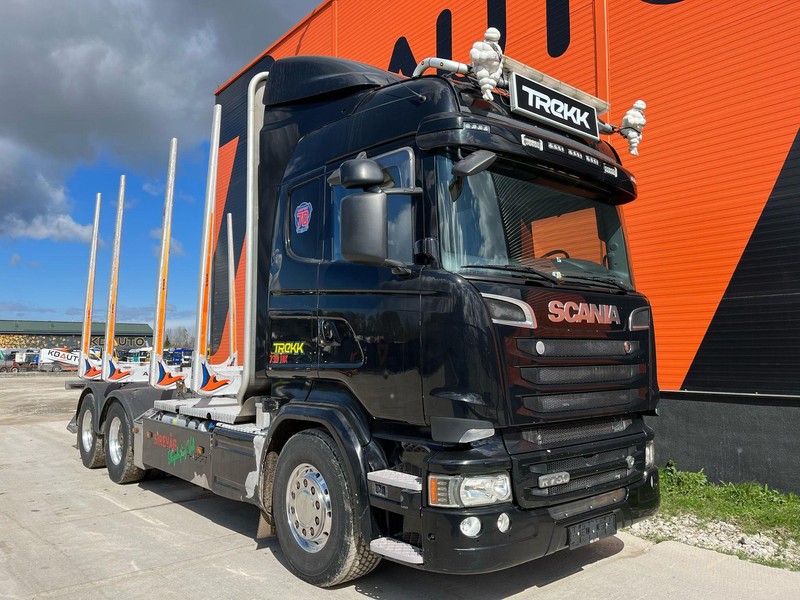 Scania R 730 6x4 RETARDER - Holztransporter, Autokran: das Bild 4 Scania R 730 6x4 RETARDER - Holztransporter, Autokran: das Bild 4