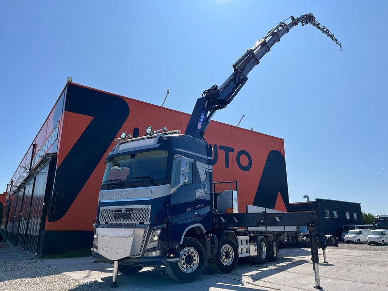 Volvo FH 16 650 8x2*6 HMF 6020K-RC + JIB / PLATFORM L=6344 mm - Pritsche LKW, Autokran: das Bild 1 Volvo FH 16 650 8x2*6 HMF 6020K-RC + JIB / PLATFORM L=6344 mm - Pritsche LKW, Autokran: das Bild 1
