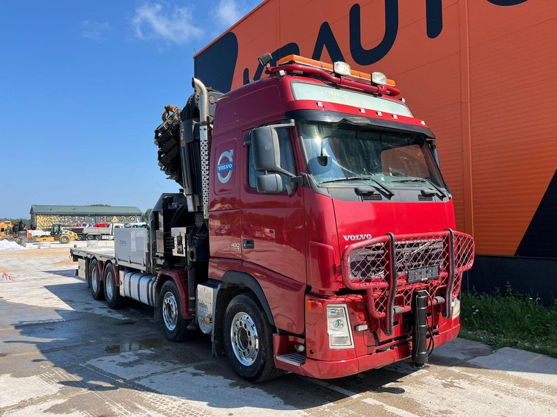 Volvo FH 480 8x4 HIAB 1055E-8 / WINCH / PLATFORM L=6928 mm - Pritsche LKW, Autokran: das Bild 4 Volvo FH 480 8x4 HIAB 1055E-8 / WINCH / PLATFORM L=6928 mm - Pritsche LKW, Autokran: das Bild 4