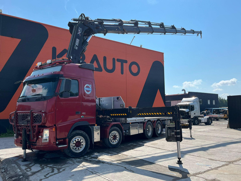 Volvo FH 480 8x4 HIAB 1055E-8 / WINCH / PLATFORM L=6928 mm - Pritsche LKW, Autokran: das Bild 1 Volvo FH 480 8x4 HIAB 1055E-8 / WINCH / PLATFORM L=6928 mm - Pritsche LKW, Autokran: das Bild 1