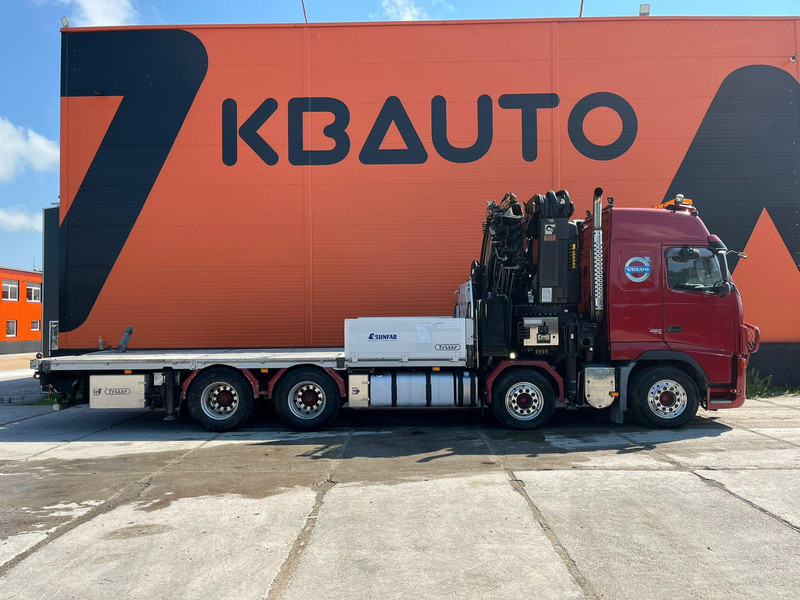 Volvo FH 480 8x4 HIAB 1055E-8 / WINCH / PLATFORM L=6928 mm - Pritsche LKW, Autokran: das Bild 5 Volvo FH 480 8x4 HIAB 1055E-8 / WINCH / PLATFORM L=6928 mm - Pritsche LKW, Autokran: das Bild 5
