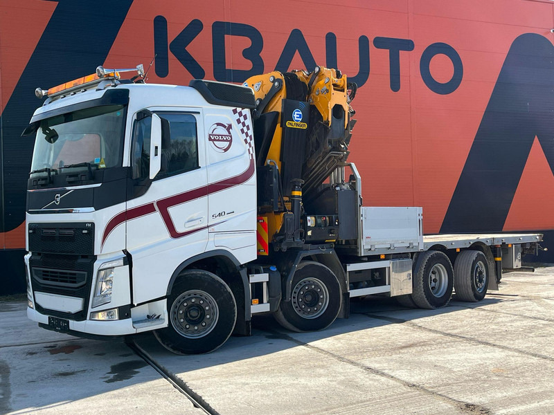 Volvo FH 540 8x2*6 EFFER 685/6S + JIB + WINCH / PLATFORM 6072-7081 mm EXTENDABLE - Pritsche LKW, Autokran: das Bild 2 Volvo FH 540 8x2*6 EFFER 685/6S + JIB + WINCH / PLATFORM 6072-7081 mm EXTENDABLE - Pritsche LKW, Autokran: das Bild 2