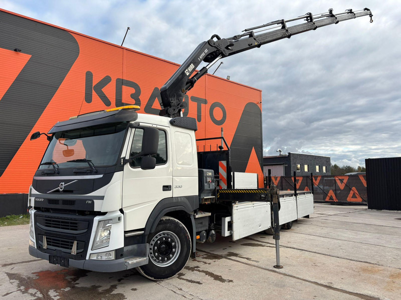 Volvo FM 330 6x2*4 HIAB X-HIPRO 192 E-5 / boom 15 m / 880 kg / PLATFORM L=7525 mm - Pritsche LKW, Autokran: das Bild 1 Volvo FM 330 6x2*4 HIAB X-HIPRO 192 E-5 / boom 15 m / 880 kg / PLATFORM L=7525 mm - Pritsche LKW, Autokran: das Bild 1
