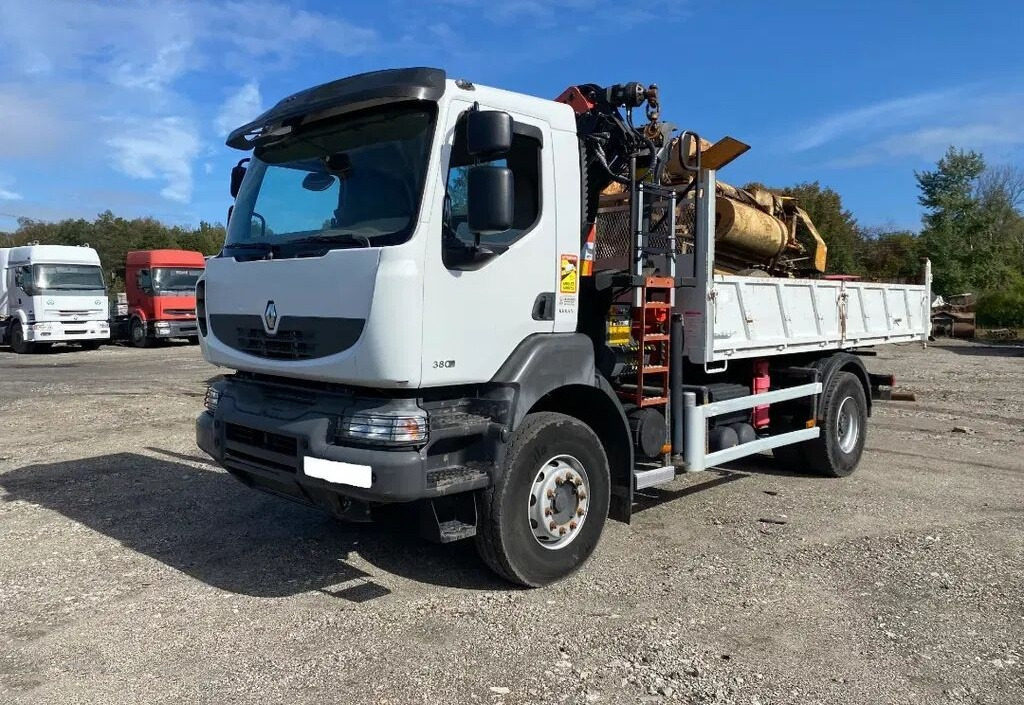Renault KERAX 380 /Dźwig HDS Palfinger PK13001-K / / Retarder / Manual - Kipper: das Bild 1 Renault KERAX 380 /Dźwig HDS Palfinger PK13001-K / / Retarder / Manual - Kipper: das Bild 1