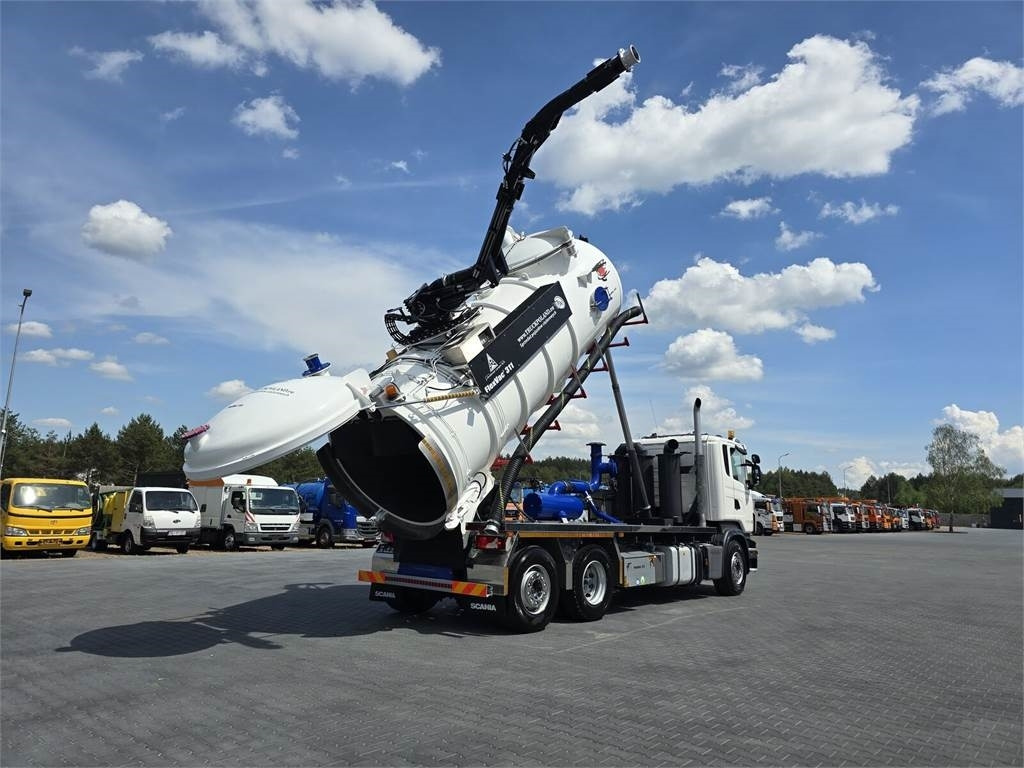 Scania Saugbagger Larsen FlexVac 311 Vacuum suction loade - Kommunal-/ Sonderfahrzeug: das Bild 1 Scania Saugbagger Larsen FlexVac 311 Vacuum suction loade - Kommunal-/ Sonderfahrzeug: das Bild 1
