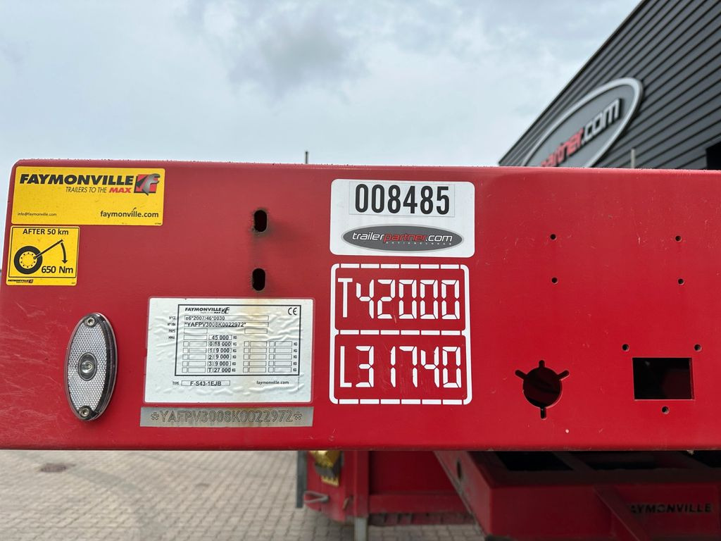 Faymonville Prefamax Innenlader / für beton elementen - Tieflader Auflieger: das Bild 3 Faymonville Prefamax Innenlader / für beton elementen - Tieflader Auflieger: das Bild 3