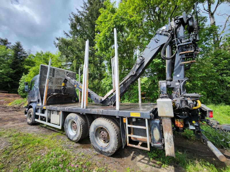 Scania R R 580 - Holztransporter, Autokran: das Bild 5 Scania R R 580 - Holztransporter, Autokran: das Bild 5