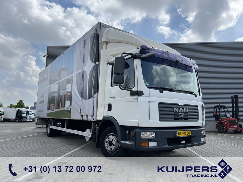 MAN TGL 12.180 / 12 Ton / 781 dkm / Oil Leak / Canvas Box / APK TUV 10-25 - Koffer LKW: das Bild 1 MAN TGL 12.180 / 12 Ton / 781 dkm / Oil Leak / Canvas Box / APK TUV 10-25 - Koffer LKW: das Bild 1