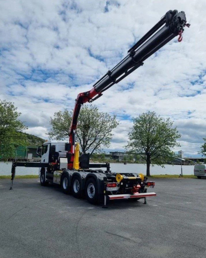 MAN TGS 35.510 8×4 Tridem kranväxlare Palfinger - Abrollkipper, Autokran: das Bild 3 MAN TGS 35.510 8×4 Tridem kranväxlare Palfinger - Abrollkipper, Autokran: das Bild 3