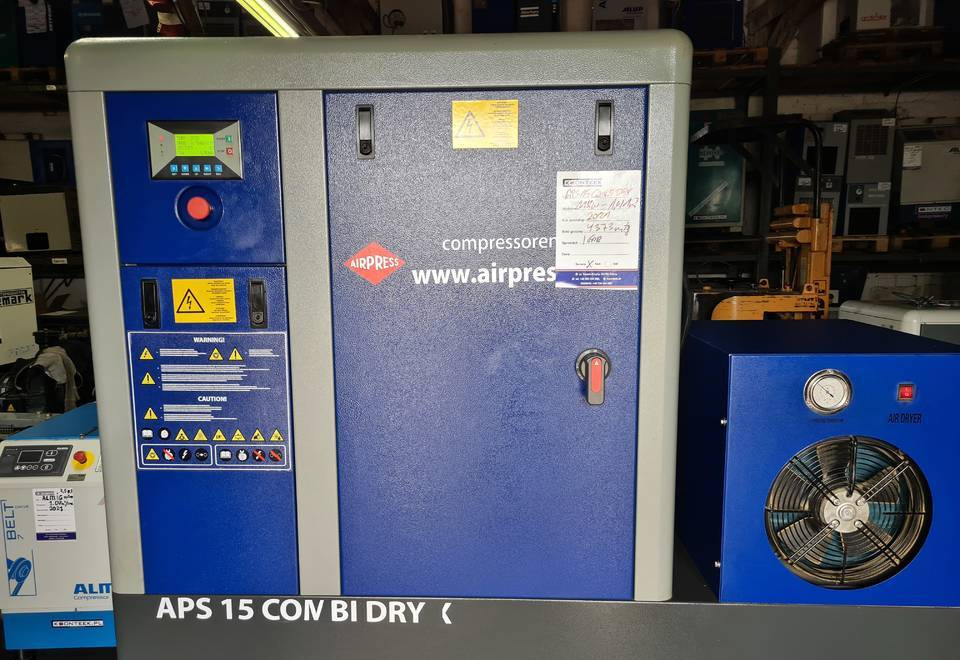Kompresor śrubowy AIRPRESS APS 15 COMBI DRY X, 11 kw, 2021r - Luftkompressor: das Bild 2 Kompresor śrubowy AIRPRESS APS 15 COMBI DRY X, 11 kw, 2021r - Luftkompressor: das Bild 2