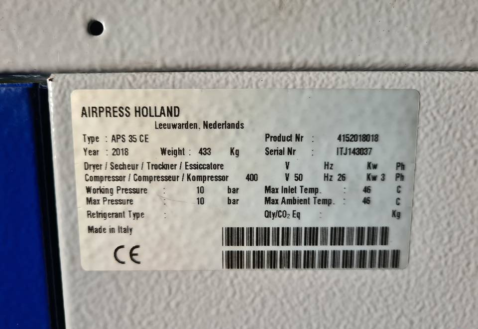 Kompresor śrubowy AIRPRESS APS 35, 26 kw - Luftkompressor: das Bild 5 Kompresor śrubowy AIRPRESS APS 35, 26 kw - Luftkompressor: das Bild 5