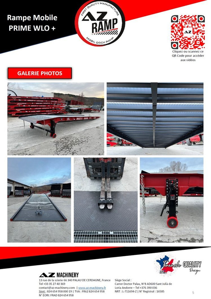 AZ RAMP-PRIME PRIME WLO + 8 . Industrial Mobil Loading Ramp - Verladerampe: das Bild 5 AZ RAMP-PRIME PRIME WLO + 8 . Industrial Mobil Loading Ramp - Verladerampe: das Bild 5