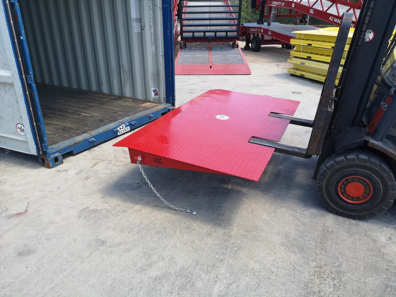 Compact Container access ramp . AZ RAMP - HCRN-06. 6 000 Kg - Verladerampe: das Bild 5 Compact Container access ramp . AZ RAMP - HCRN-06. 6 000 Kg - Verladerampe: das Bild 5