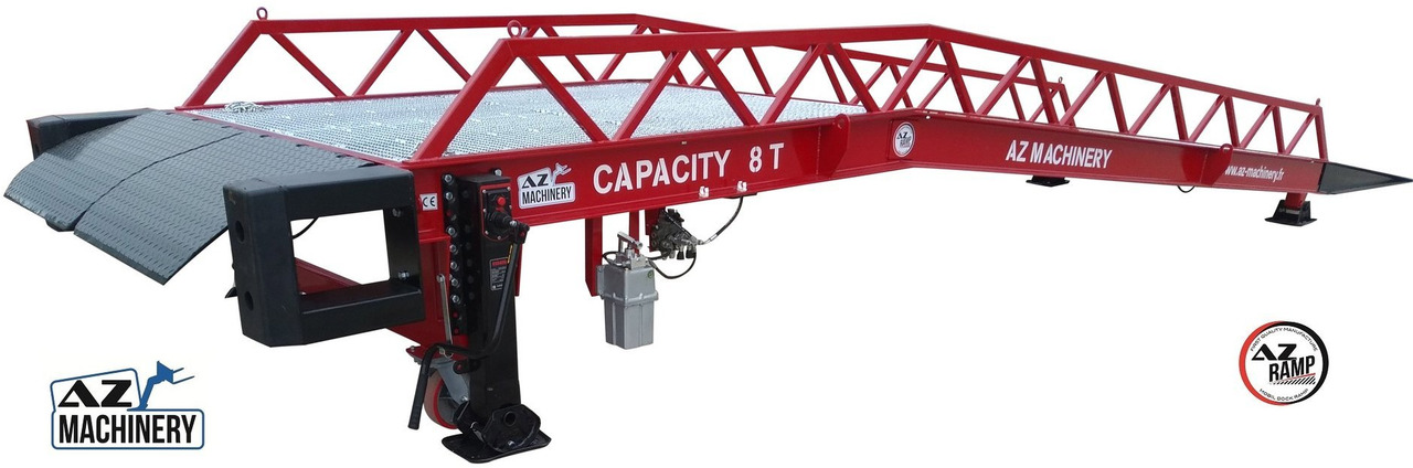 Loading Ramp with with hydraulic tilting bridge - AZ RAMP - STAR- 8T. 8 ton capacity - Verladerampe: das Bild 1 Loading Ramp with with hydraulic tilting bridge - AZ RAMP - STAR- 8T. 8 ton capacity - Verladerampe: das Bild 1