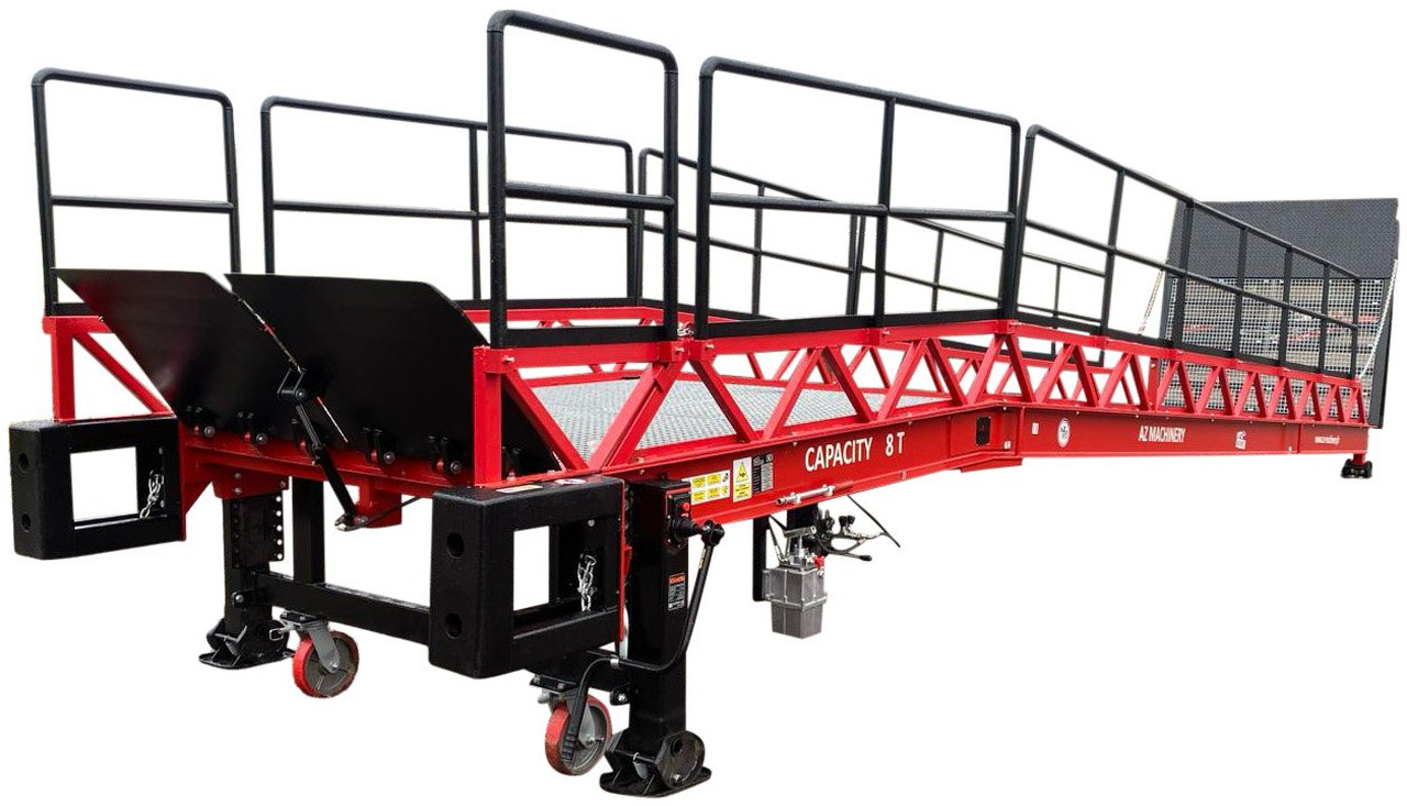 **RENTAL** Loading Ramp with with hydraulic tilting bridge - AZ RAMP - STAR- 8T. 8 ton capacity - Verladerampe: das Bild 1 **RENTAL** Loading Ramp with with hydraulic tilting bridge - AZ RAMP - STAR- 8T. 8 ton capacity - Verladerampe: das Bild 1