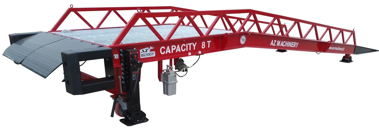 **RENTAL** Loading Ramp with with hydraulic tilting bridge - AZ RAMP - STAR- 8T. 8 ton capacity - Verladerampe: das Bild 1 **RENTAL** Loading Ramp with with hydraulic tilting bridge - AZ RAMP - STAR- 8T. 8 ton capacity - Verladerampe: das Bild 1