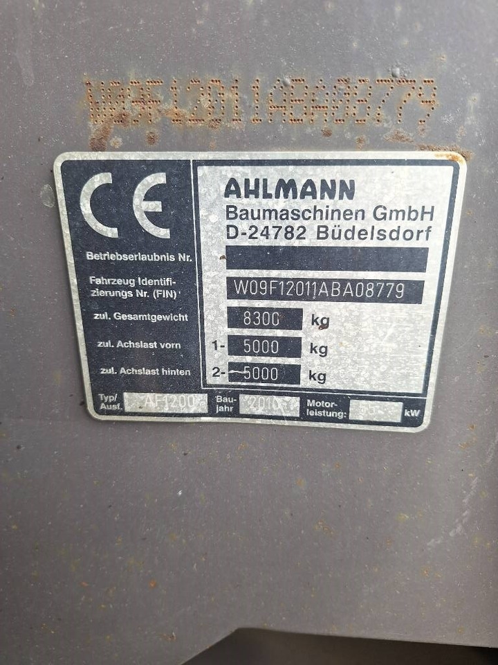 Radlader Ahlmann AF 1200: das Bild 25