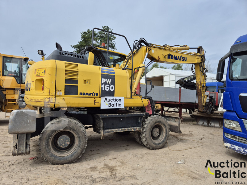 Komatsu PW160 - Mobilbagger: das Bild 1 Komatsu PW160 - Mobilbagger: das Bild 1