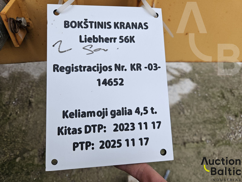 Turmkran Liebherr 56K: das Bild 17