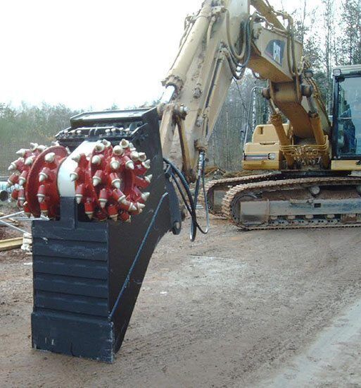 AME Double Drum Cutter Bucket - Anbauteil für Bagger: das Bild 4 AME Double Drum Cutter Bucket - Anbauteil für Bagger: das Bild 4