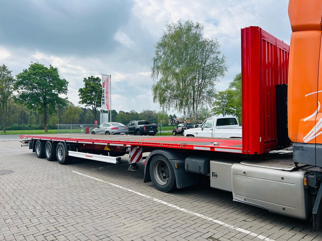 Kässbohrer K.SFS M Mega Plattform Auflieger Sofort Verfügba - Pritschenauflieger/ Plattformauflieger: das Bild 2 Kässbohrer K.SFS M Mega Plattform Auflieger Sofort Verfügba - Pritschenauflieger/ Plattformauflieger: das Bild 2