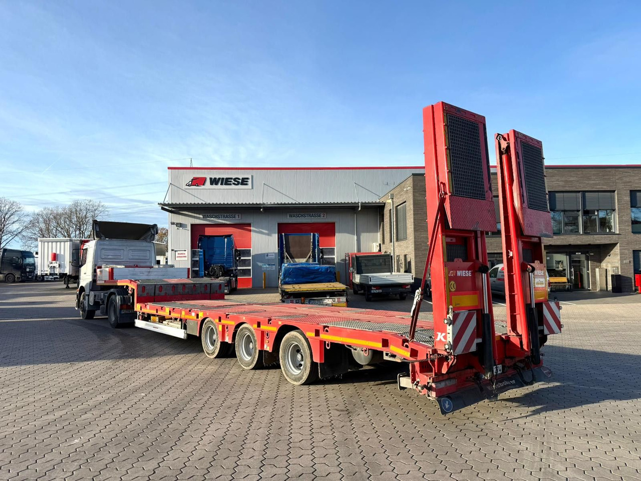 Kässbohrer K.SLA.HS Tieflader teleskopierbar hydr. Hochbett - Tieflader Auflieger: das Bild 1 Kässbohrer K.SLA.HS Tieflader teleskopierbar hydr. Hochbett - Tieflader Auflieger: das Bild 1