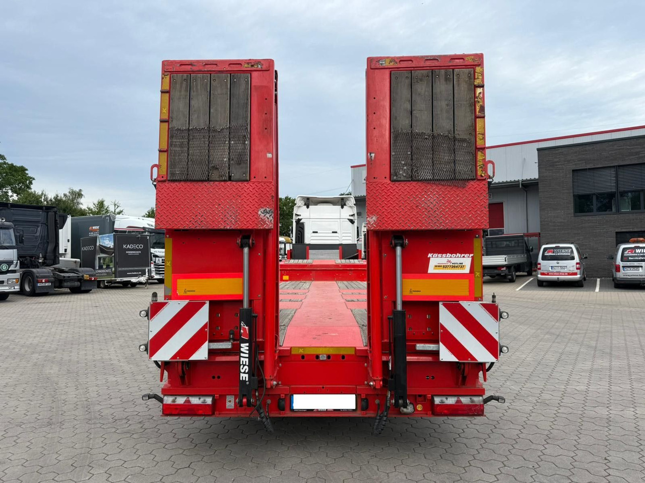 Kässbohrer K.SLS ECO Tieflader mit hydraulischen Rampen - Tieflader Auflieger: das Bild 5 Kässbohrer K.SLS ECO Tieflader mit hydraulischen Rampen - Tieflader Auflieger: das Bild 5