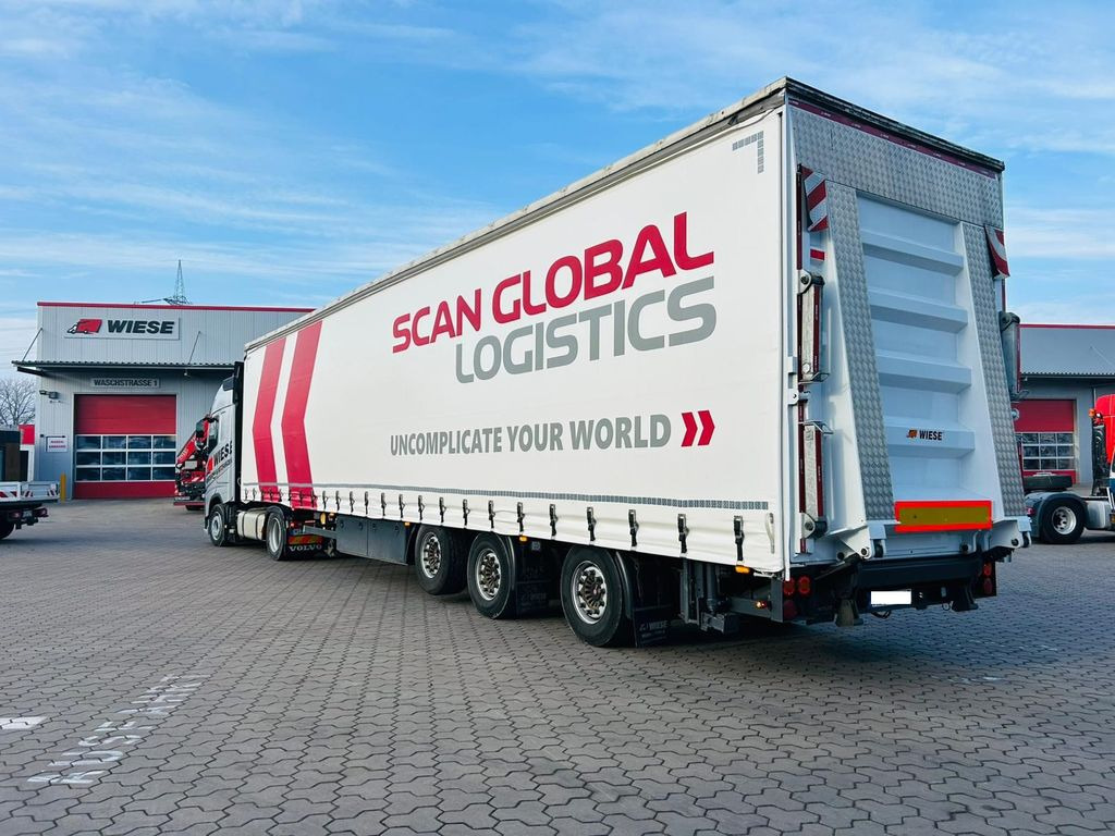 Mega Gabelstaplertransporter Ladebordwand9t - Pritschenauflieger/ Plattformauflieger: das Bild 1 Mega Gabelstaplertransporter Ladebordwand9t - Pritschenauflieger/ Plattformauflieger: das Bild 1