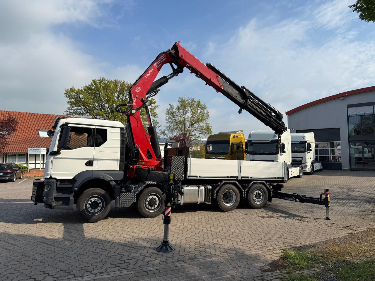 MAN 35.520 8x4 Fassi F800 RA2.28 OHNE ABSTÜTZÜBERWA. - Sattelzugmaschine: das Bild 1 MAN 35.520 8x4 Fassi F800 RA2.28 OHNE ABSTÜTZÜBERWA. - Sattelzugmaschine: das Bild 1