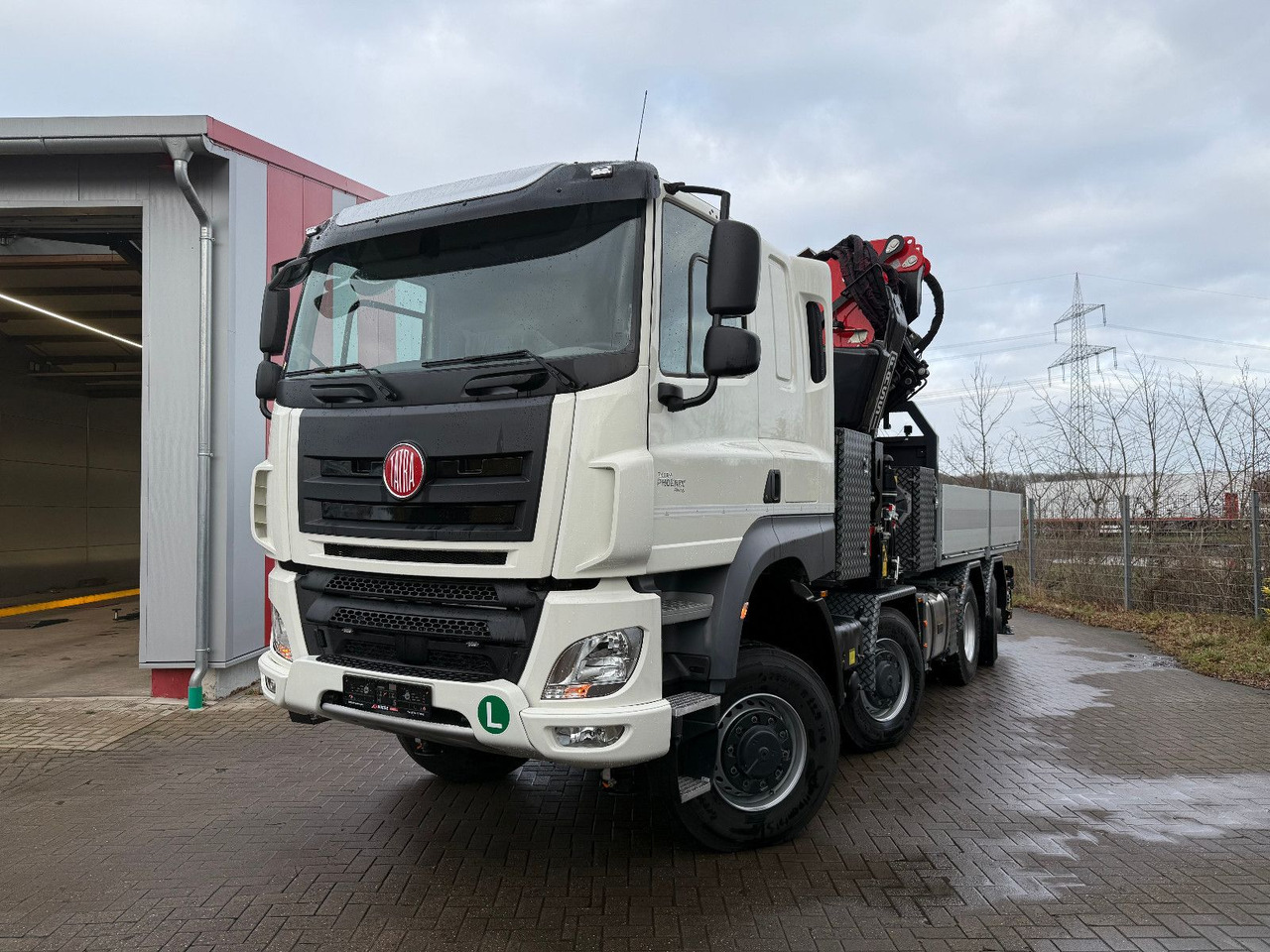 Tatra 41.500 8x8 Phoenix Fassi F710 Kran - Pritsche LKW, Autokran: das Bild 3 Tatra 41.500 8x8 Phoenix Fassi F710 Kran - Pritsche LKW, Autokran: das Bild 3