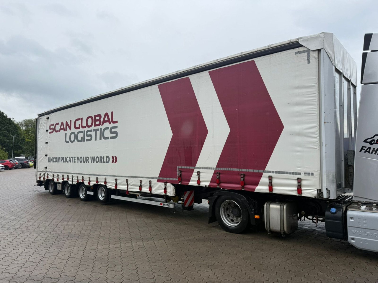 Wiese 4-Achs Mega Gabelstaplertransporter Rampe - Tieflader Auflieger: das Bild 4 Wiese 4-Achs Mega Gabelstaplertransporter Rampe - Tieflader Auflieger: das Bild 4
