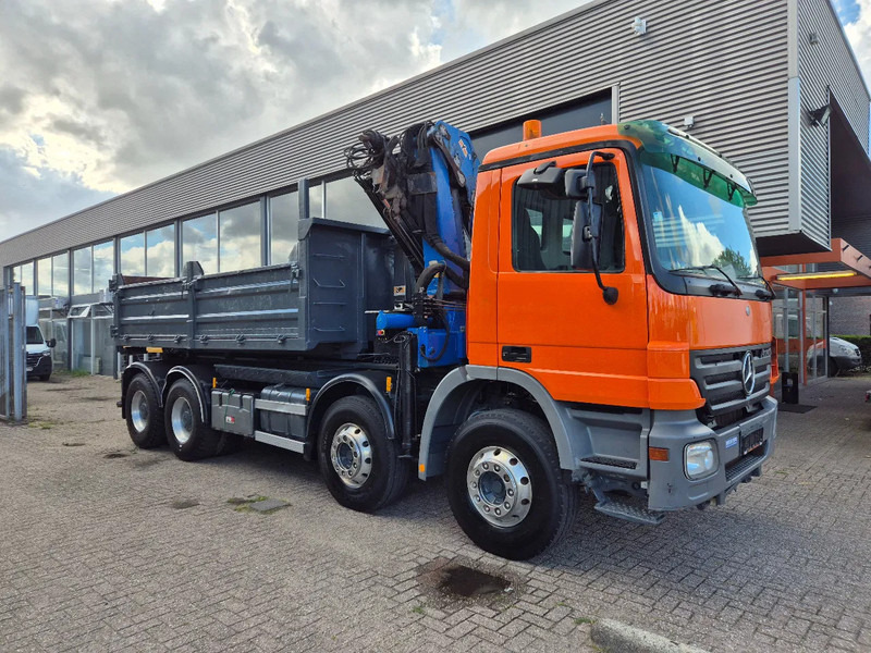 Mercedes-Benz Actros 3241 8X4 Containersysteem/ 20T HMF crane/ Manual - Abrollkipper, Autokran: das Bild 3 Mercedes-Benz Actros 3241 8X4 Containersysteem/ 20T HMF crane/ Manual - Abrollkipper, Autokran: das Bild 3