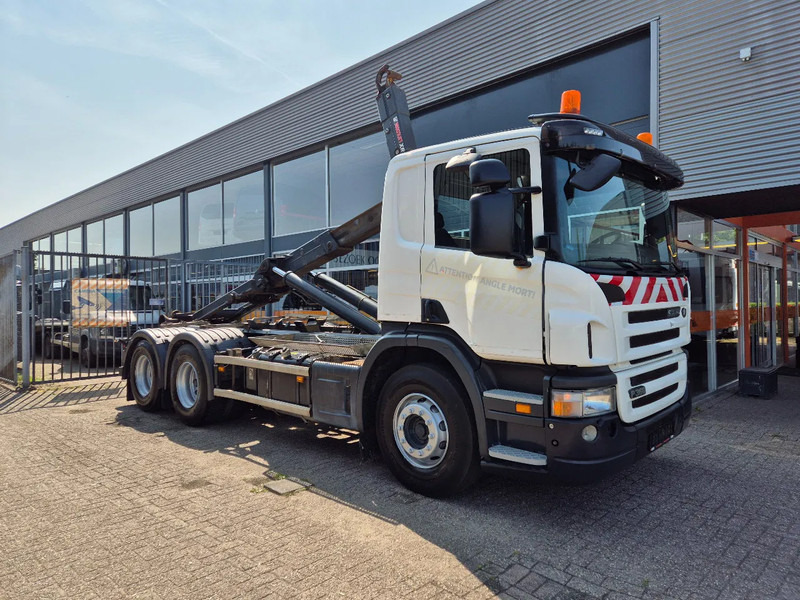 Scania P360 6X4 Containersysteem/ 21T Multilift/ Adjustable Hook - Abrollkipper: das Bild 1 Scania P360 6X4 Containersysteem/ 21T Multilift/ Adjustable Hook - Abrollkipper: das Bild 1