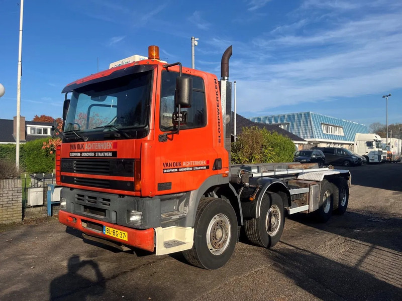 DAF CF 85.340 8X4 HOLLAND TRUCK FULL STEEL SUSPENSION MANUAL ZF GEARBOX - Seil Abrollkipper: das Bild 1 DAF CF 85.340 8X4 HOLLAND TRUCK FULL STEEL SUSPENSION MANUAL ZF GEARBOX - Seil Abrollkipper: das Bild 1