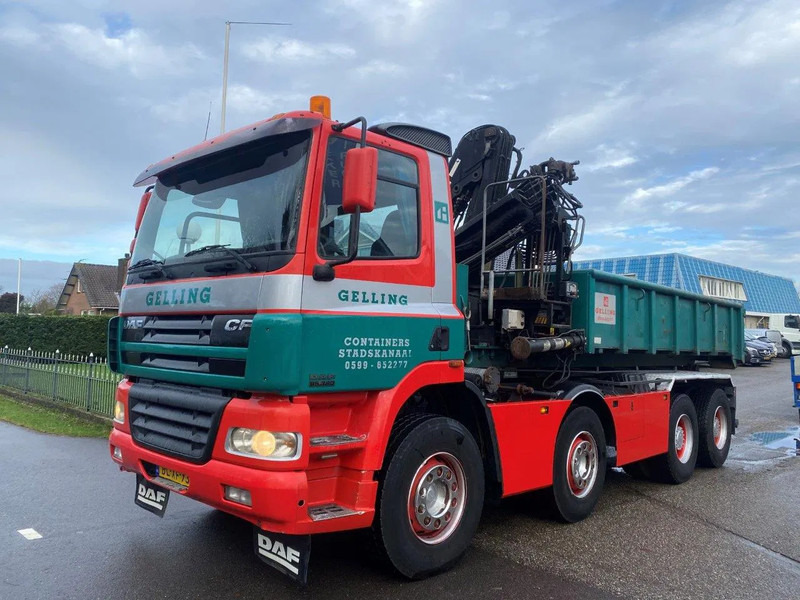 DAF CF 85.380 8x4 HOLLAND TRUCK MANUAL GEARBOX FULL STEEL SPRING - Seil Abrollkipper: das Bild 1 DAF CF 85.380 8x4 HOLLAND TRUCK MANUAL GEARBOX FULL STEEL SPRING - Seil Abrollkipper: das Bild 1