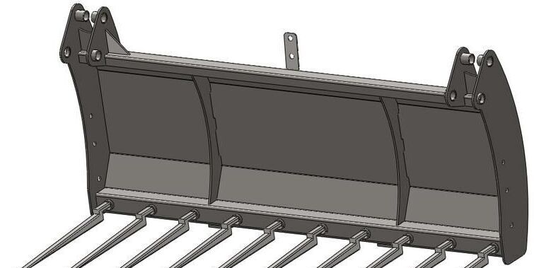 METAL-TECHNIK Widły do obornika i bel słomy 1.5m - Gabel für Landmaschine: das Bild 4 METAL-TECHNIK Widły do obornika i bel słomy 1.5m - Gabel für Landmaschine: das Bild 4