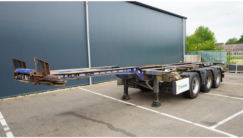 Krone 3 AXLE CONTAINER TRANSPORT TRAILER EXTENDABLE 45 FT - Container/ Wechselfahrgestell Auflieger: das Bild 2 Krone 3 AXLE CONTAINER TRANSPORT TRAILER EXTENDABLE 45 FT - Container/ Wechselfahrgestell Auflieger: das Bild 2