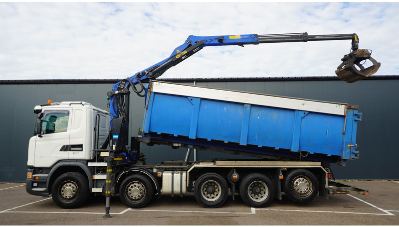 Scania G 490 10X4 CABLE SYSTEM TRUCK WITH PALFINGER Q180Z95TR CRANE - Autokran: das Bild 1 Scania G 490 10X4 CABLE SYSTEM TRUCK WITH PALFINGER Q180Z95TR CRANE - Autokran: das Bild 1