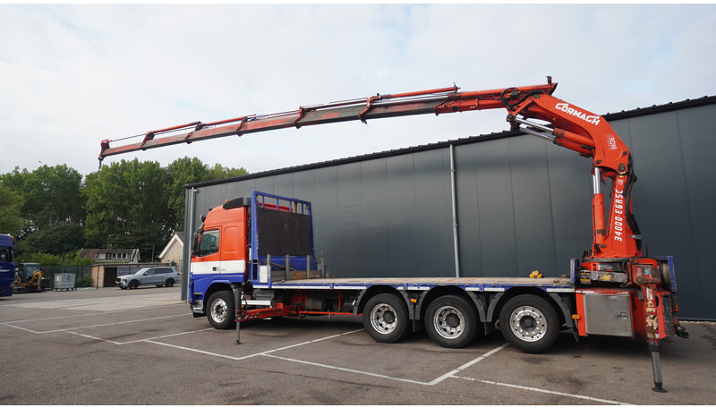 Volvo FM 450 8X4 FLATBED WITH GORMACH 3400E6 CRANE - Autokran: das Bild 3 Volvo FM 450 8X4 FLATBED WITH GORMACH 3400E6 CRANE - Autokran: das Bild 3