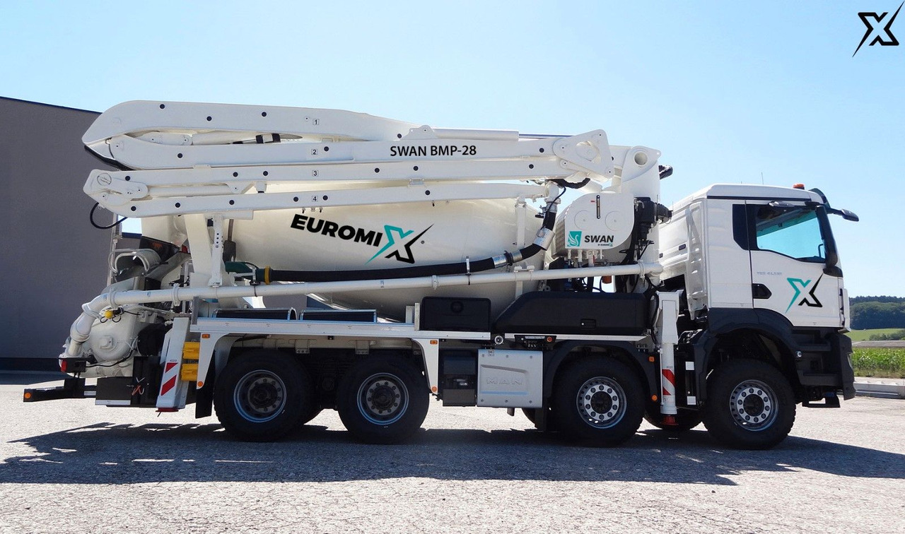 MAN TGS 35.470 BB Fahrmischer Betonpumpe 28m SWAN MAN TGS 35.470 BB Fahrmischer Betonpumpe 28m SWAN - Fahrmischer: das Bild 1 MAN TGS 35.470 BB Fahrmischer Betonpumpe 28m SWAN MAN TGS 35.470 BB Fahrmischer Betonpumpe 28m SWAN - Fahrmischer: das Bild 1