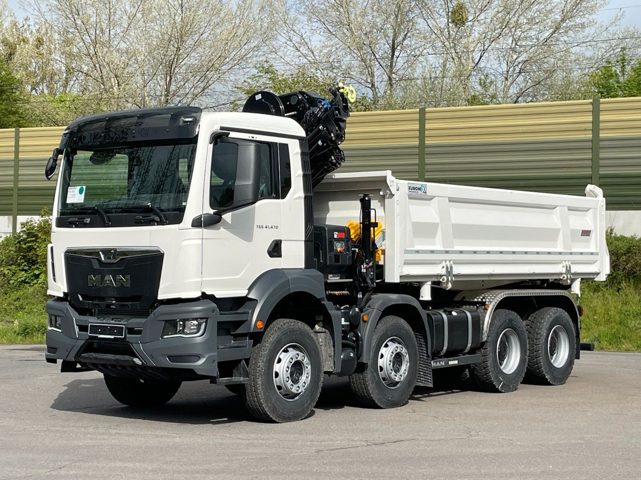 MAN TGS 41.480 8x4/Euro6e Euromix Kipper Hiab 228-6 - Kipper, Autokran: das Bild 2 MAN TGS 41.480 8x4/Euro6e Euromix Kipper Hiab 228-6 - Kipper, Autokran: das Bild 2