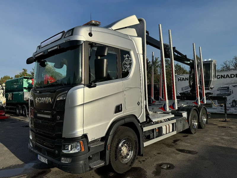 Scania R730 V8 6X4, Retarder,Timber-truck + Kesla, 2020 - Holztransporter, Autokran: das Bild 3 Scania R730 V8 6X4, Retarder,Timber-truck + Kesla, 2020 - Holztransporter, Autokran: das Bild 3