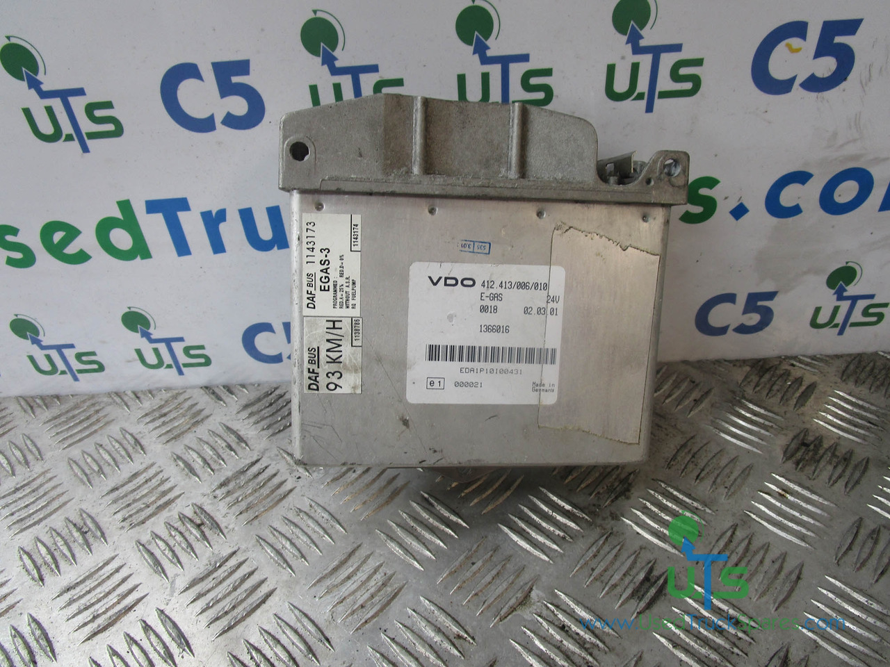 DAF EGAS THROTTLE CONTROL VDO ECU P/NO 412.413/006/010 - Steuergerät für LKW: das Bild 1 DAF EGAS THROTTLE CONTROL VDO ECU P/NO 412.413/006/010 - Steuergerät für LKW: das Bild 1