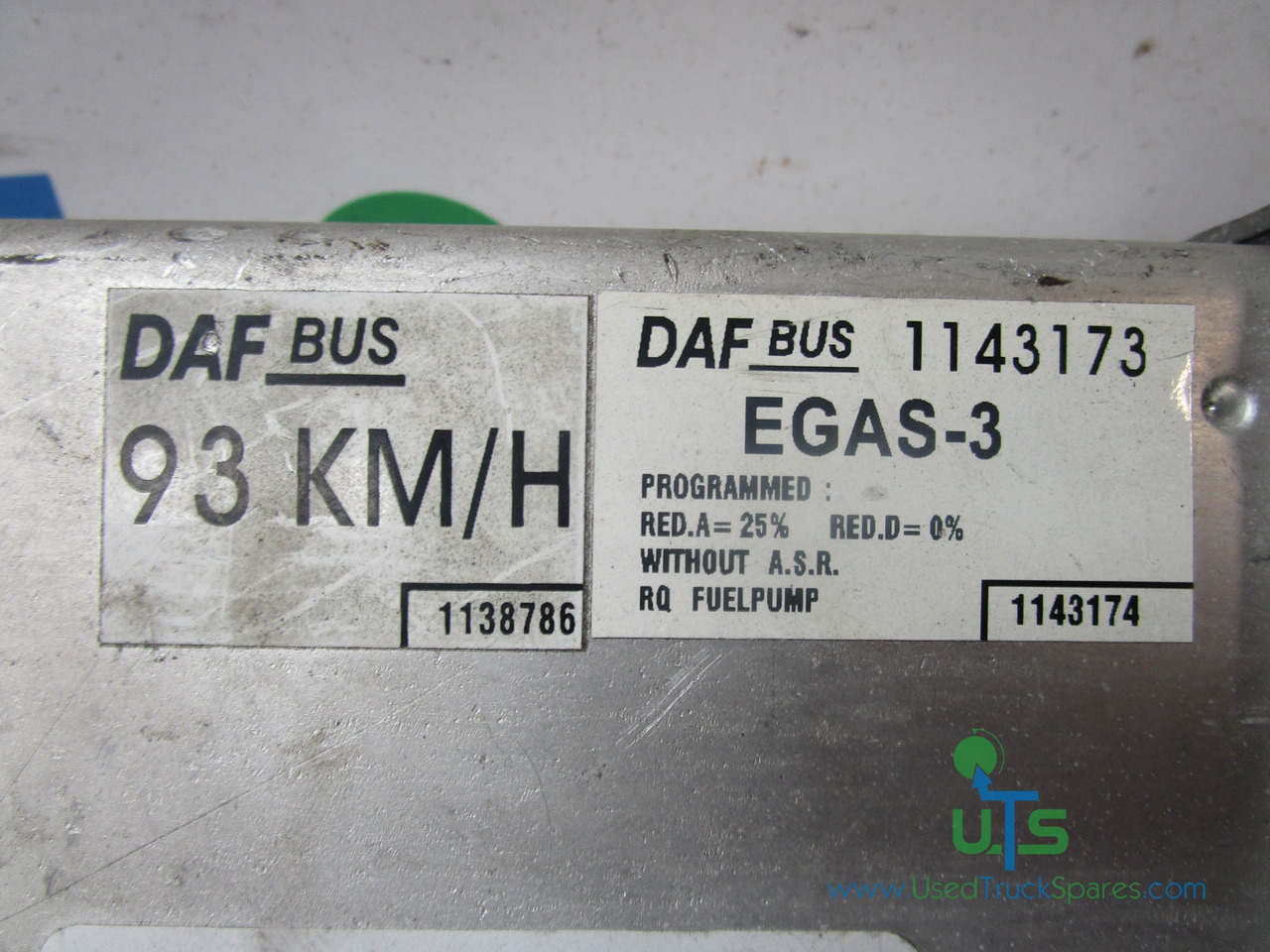 DAF EGAS THROTTLE CONTROL VDO ECU P/NO 412.413/006/010 - Steuergerät für LKW: das Bild 2 DAF EGAS THROTTLE CONTROL VDO ECU P/NO 412.413/006/010 - Steuergerät für LKW: das Bild 2