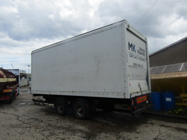 DRAWBAR BOX VAN TRAILER TANDEM AXLE (EX DRIVING SCHOOL MOT EXPIRED) - Koffer Anhänger: das Bild 5 DRAWBAR BOX VAN TRAILER TANDEM AXLE (EX DRIVING SCHOOL MOT EXPIRED) - Koffer Anhänger: das Bild 5