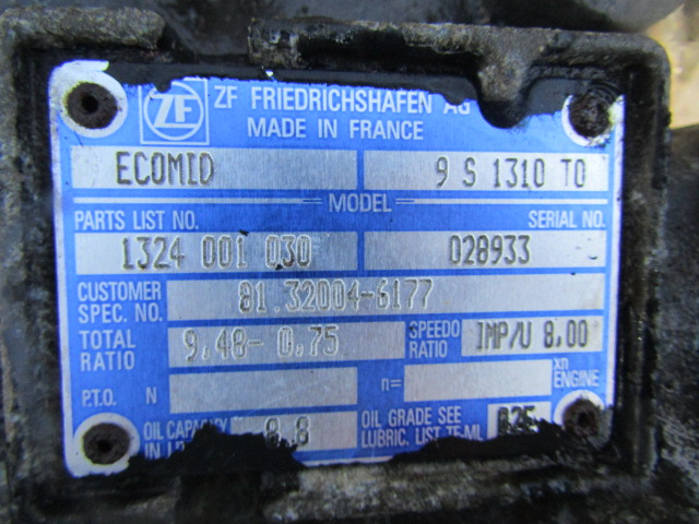 MAN TGM ZF ECOMID 9S1310 TO GEARBOX - Getriebe für LKW: das Bild 3 MAN TGM ZF ECOMID 9S1310 TO GEARBOX - Getriebe für LKW: das Bild 3