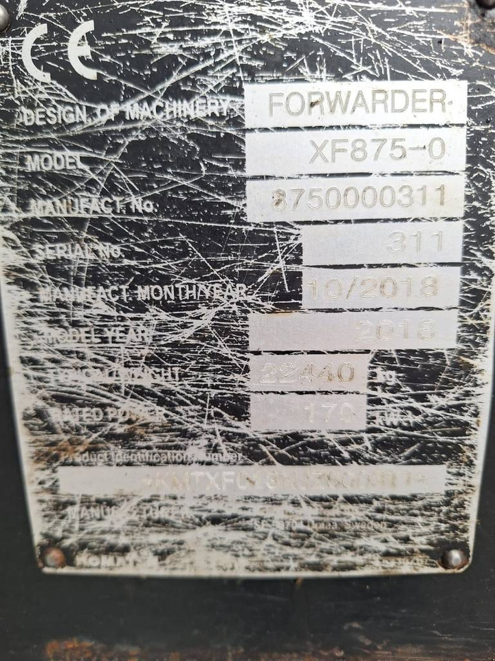 Forwarder Komatsu 875: das Bild 7