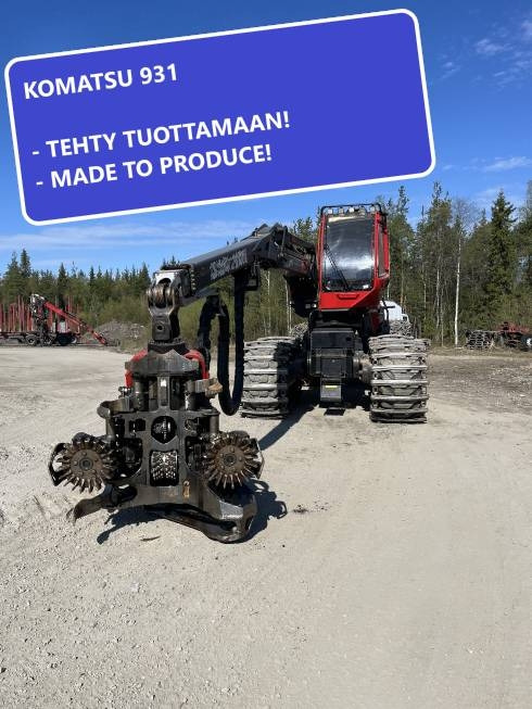 Komatsu 931 - Harvester: das Bild 1 Komatsu 931 - Harvester: das Bild 1